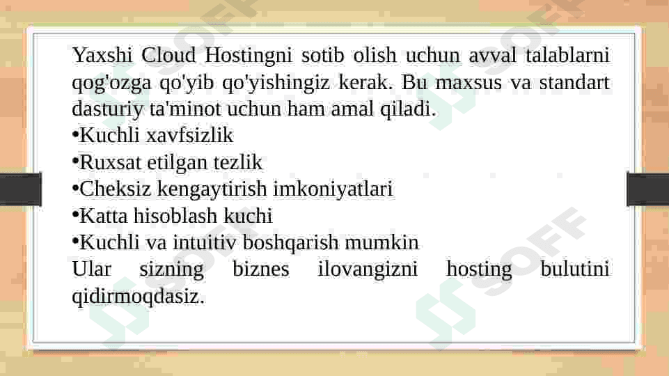 Bulutli hosting provayderi 3