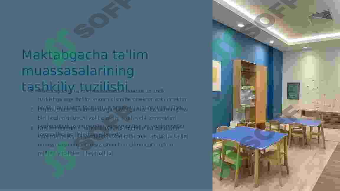 Turli tipdagi  maktabgacha ta’lim tashkilotlari tashkiliy tuzilmasi. 3