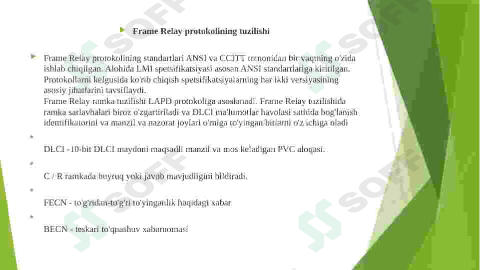 Frame Relay texnalogiyasi 3