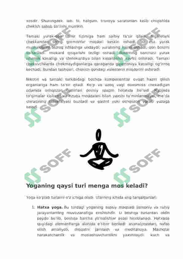 Yoga ni insonga qanday tasiri bor 3