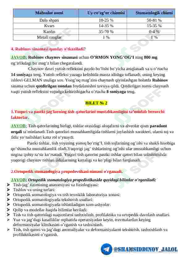 Ortopedik stomatologiya propedivtikasiga oid qo'llanma! 3