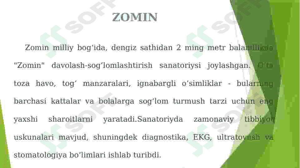 RESPUBLIKAMIZDA MAVJUD DAM OLISH MASKANLARI (TOG’LI ZO’NALAR) 3