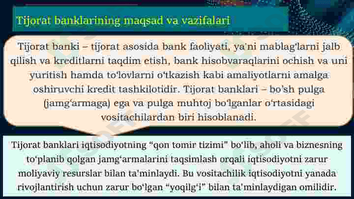 Tijorat banklarining paydo bo'lishi 3