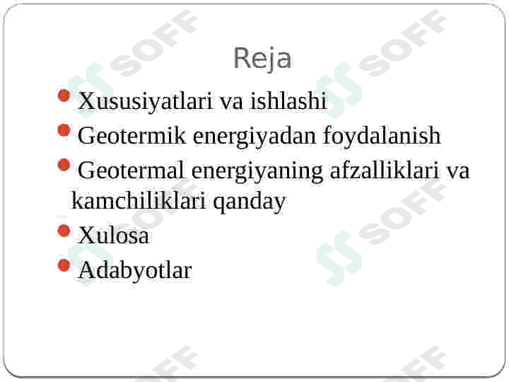 Geotermal energiyadan foydalanish 3