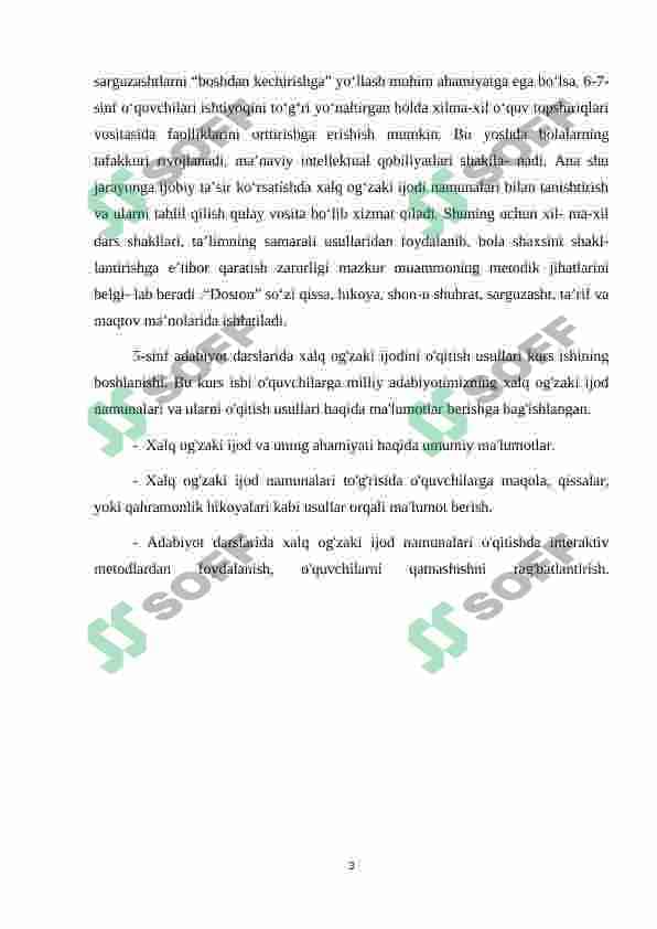 5 - sinf adabiyot darslarida xalq og'zaki ijodi namunalarini o'qitish usullari 3