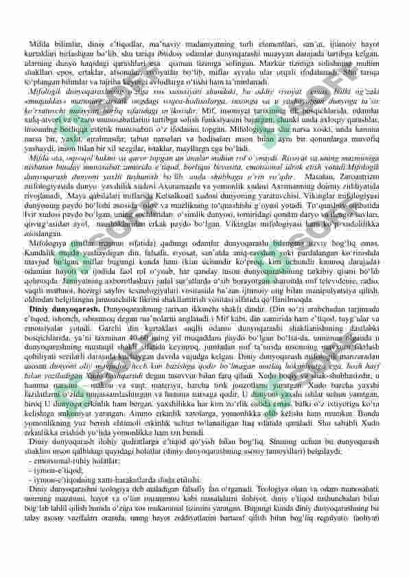 FALSAFA FANINING PREDMETI, MAZMUNI VA JAMIYATDAGI ROLI. 3