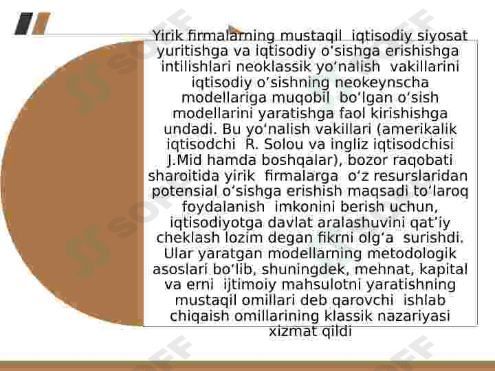 iqtisodiy o'sishning neoklassik modellari 3