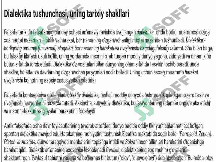 Dialektika rivojlanishi haqidagi ta'limot 3