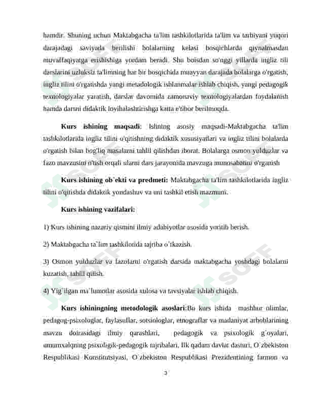 ingliz tilida osmon,yulduzlar, fazolarni o'rganish ishlanma loyihasi 3