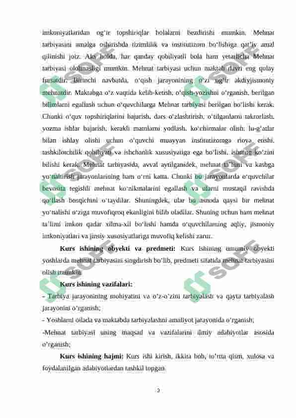 Komil insonni shakllantirishda mehnat tarbiyasining o’rni 3