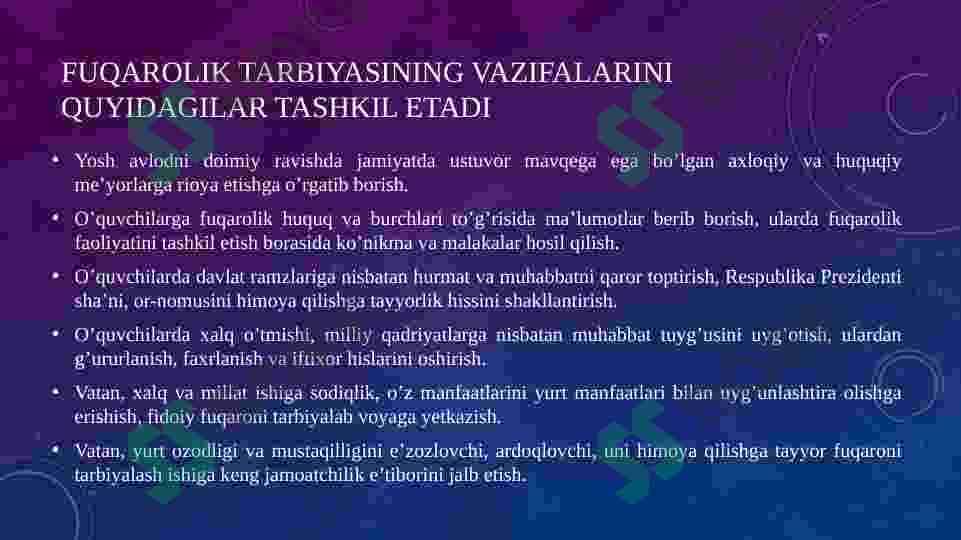 Umumiy psixologiya Fuqarolik Tarbiyasi 3