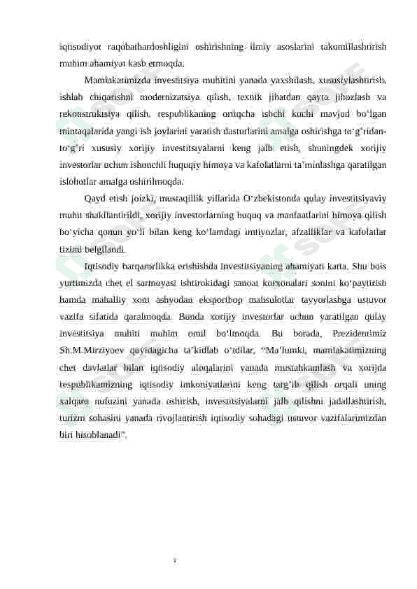 Uzoq muddatli investitsiyalarni hisobga olish. 3