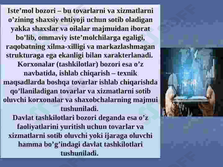 Tovorlar bozori konyukturas o'zgarishlarini prognozlash 3