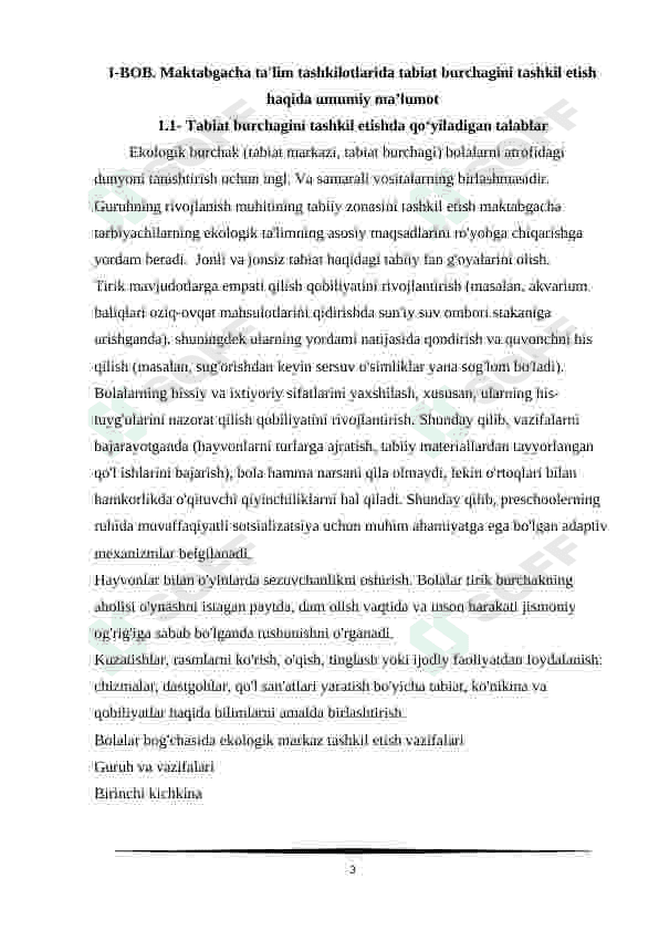Maktabgacha ta'lim tashkilotlarida tabiat burchagini tashkil etish 3