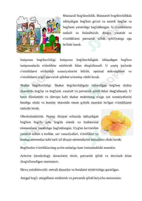 Bog'bon kasbiga doir dars ishlanma 3