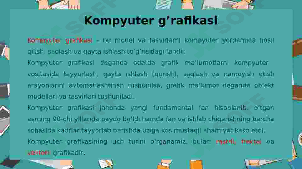 CorelDRAW dasturi taqdimot 3