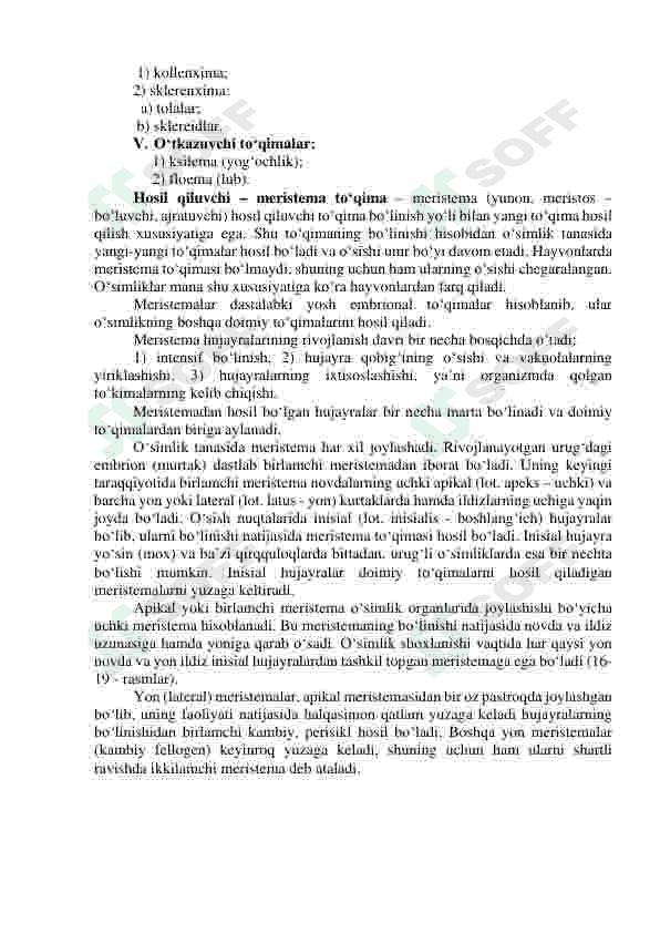 To'qimalar haqida umumiy tushuncha va ularning tasnifi 3