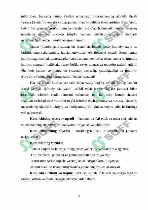 Jamoani tashkil etish metodikasi 3