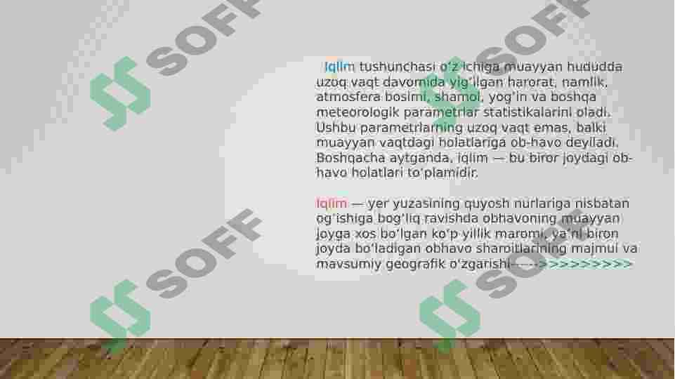 Umumiy yer bilimi 3