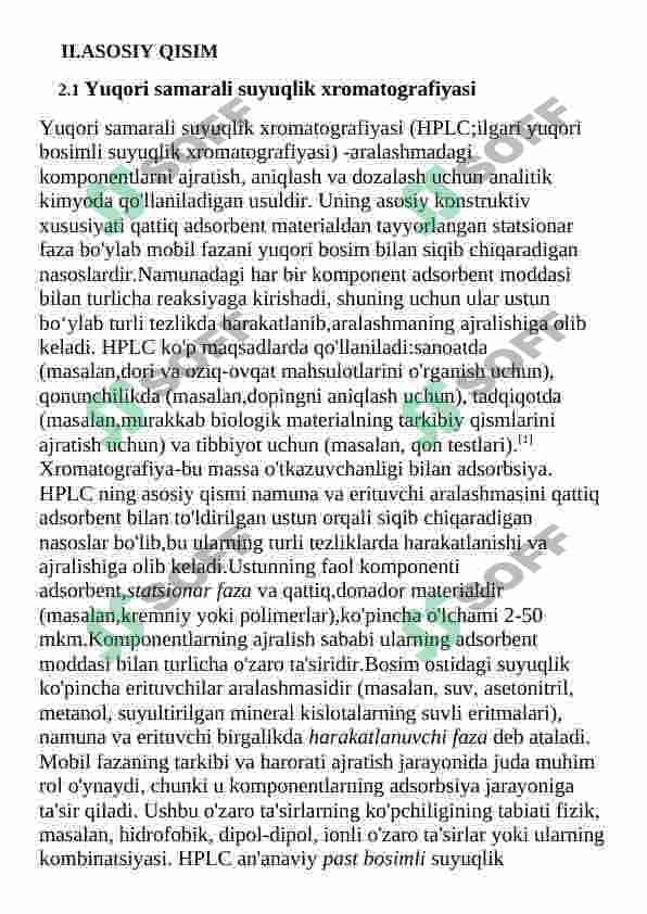 Benzodiazepin xosilalarini Yuqori samarali suyuqlik-suyuqlik xromatografik tahlili 3