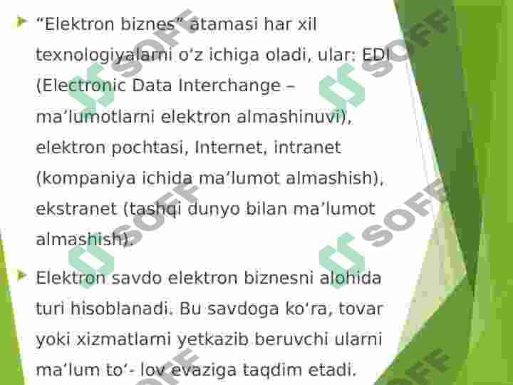 Zamonaviy elektron biznes modellarining qiyosiy tahlili 3