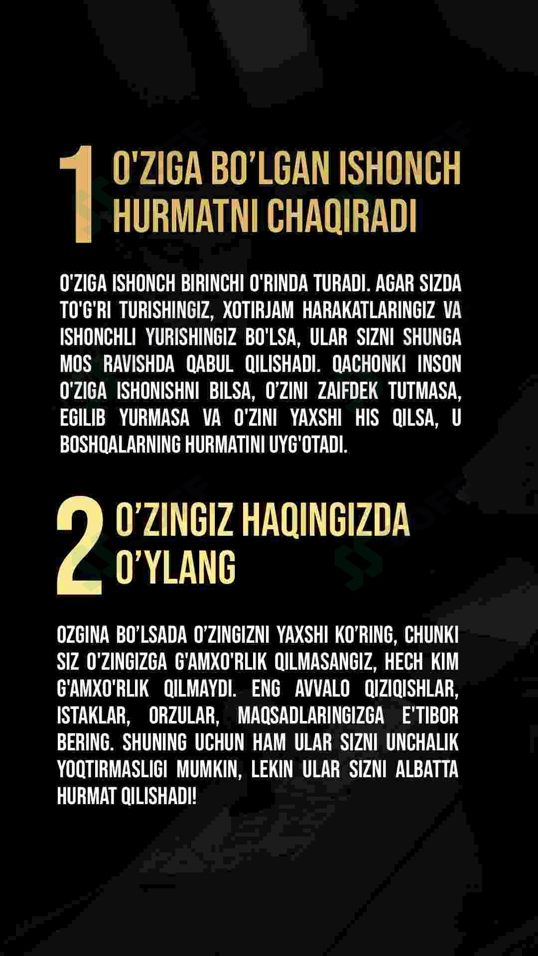 Qora Manipulatsiya. Odamlarni sizni hurmat qilishga majburlang 3