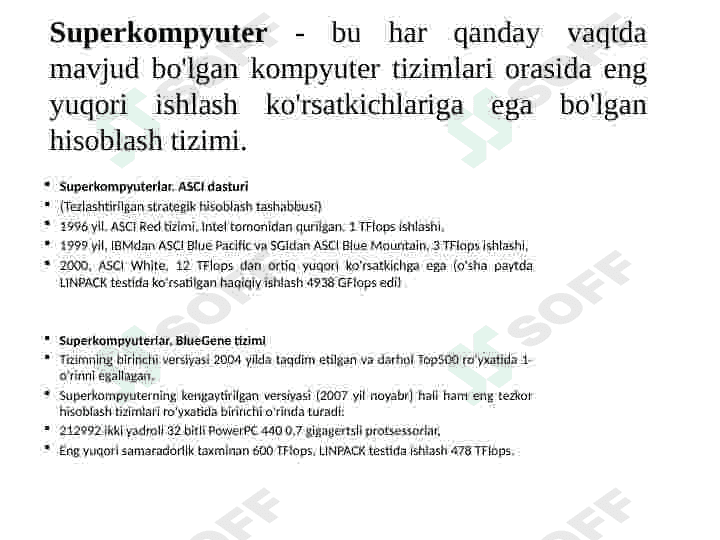 Parallel hisoblash tizimlari/Parallel computing 3