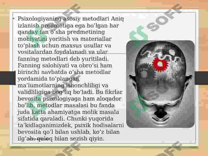 Psixologiyaning asosiy metodlari 3