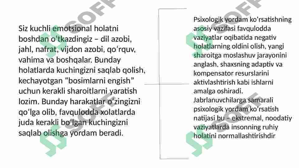 Favdulodda vaziyatlarda shoshilinch psixologik yordam koʻrsatishning tashkiliy asoslari 3