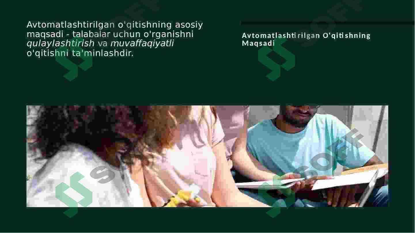 Xorijiy avtomatlashtirilgan o'qitish tizimlari 3