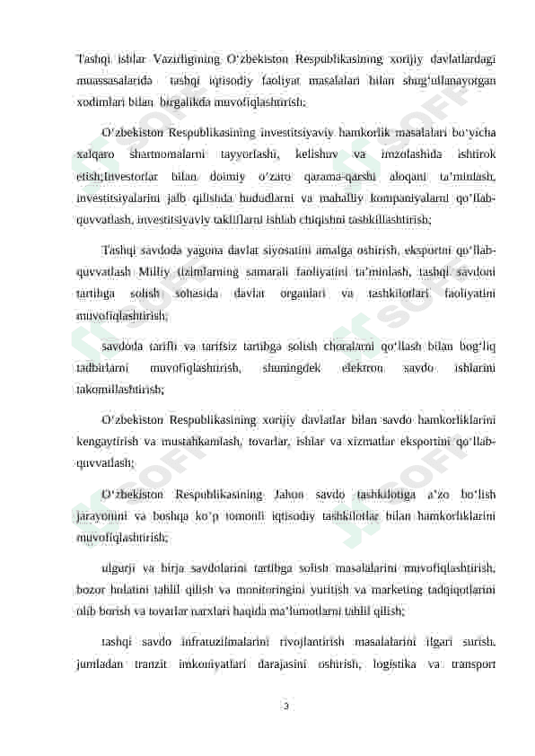 O‘ZBEKISTON RESPUBLIKASINING TASHQI INVESTITSION SIYOSTI 3