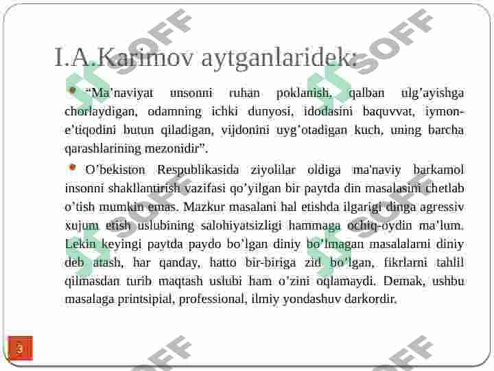 Dinning vujudga kelishi, diniy ta’limotlarning shakllanishi va rivojlanishi 3