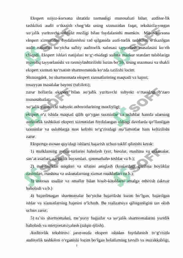 Ekspert xulosasining tarkibi va uning tuzulishi 3