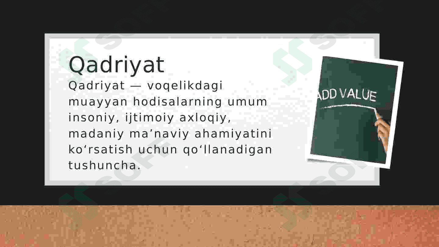 Qadriyat nazariyasining shakllanish tarixi 3