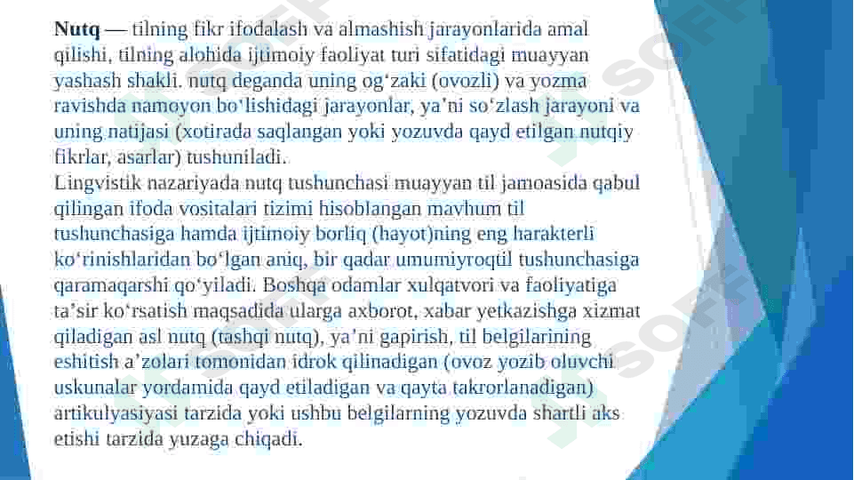 YOZMA VA OG’ZAKI USLUB VA UNING XUSUSIYATLARI 3