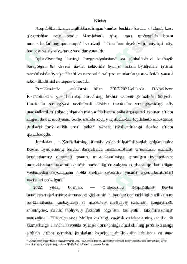 O'zbekiston respublikasida boshqaruv hisobini tashkil etishni rivojlantirish yo'nalishlari. 3