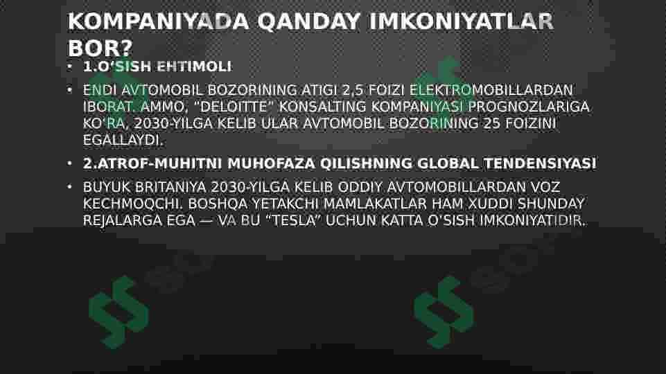 Elon Mask biznesining SWOT tahlili 3