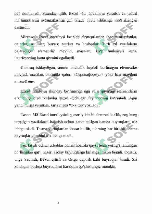 Iqtisodiy axborotlarni matn redaktori vositalaridan foydalangan holda qayta ishlash dasturlari. 3