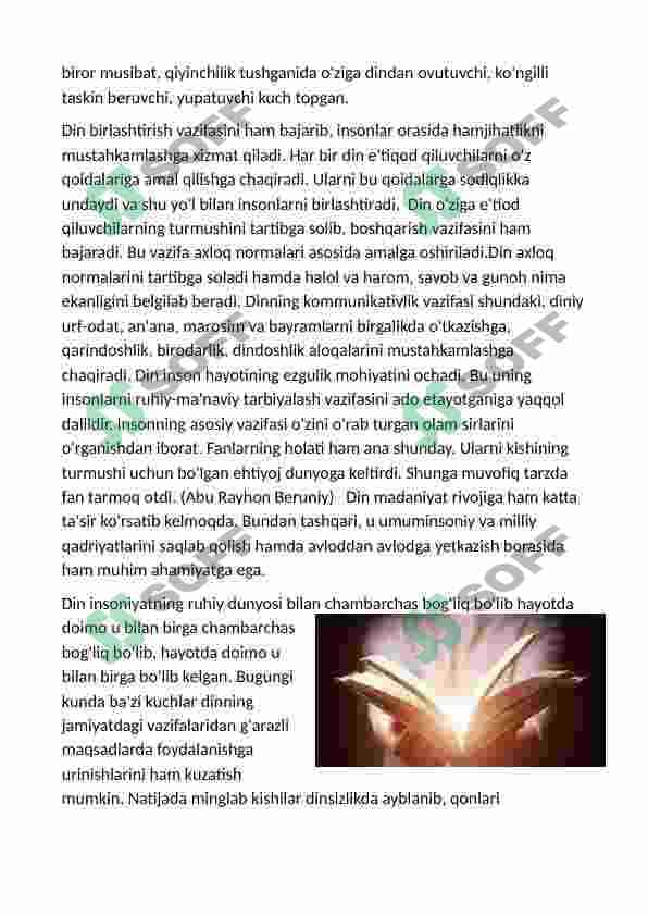 Dinning aloqa bog`lashlik (kommunikativlik) vazifasi 3