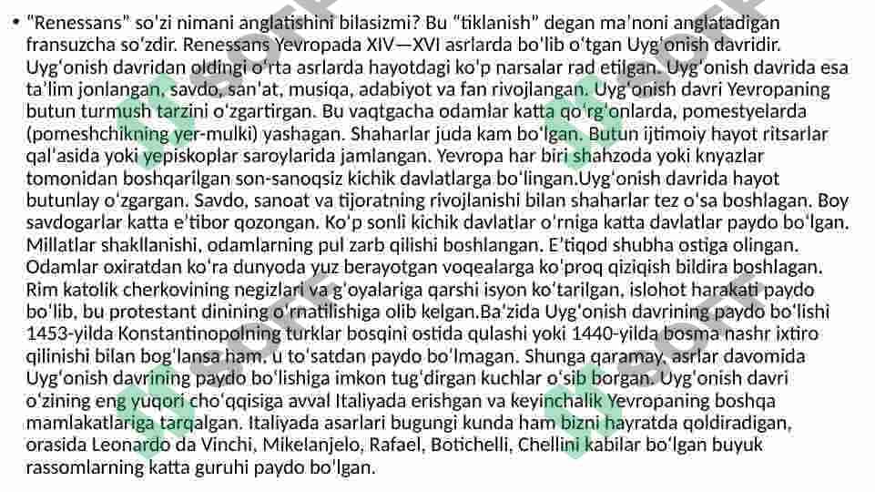 Fransiya renesansining rivojlangan davri 3