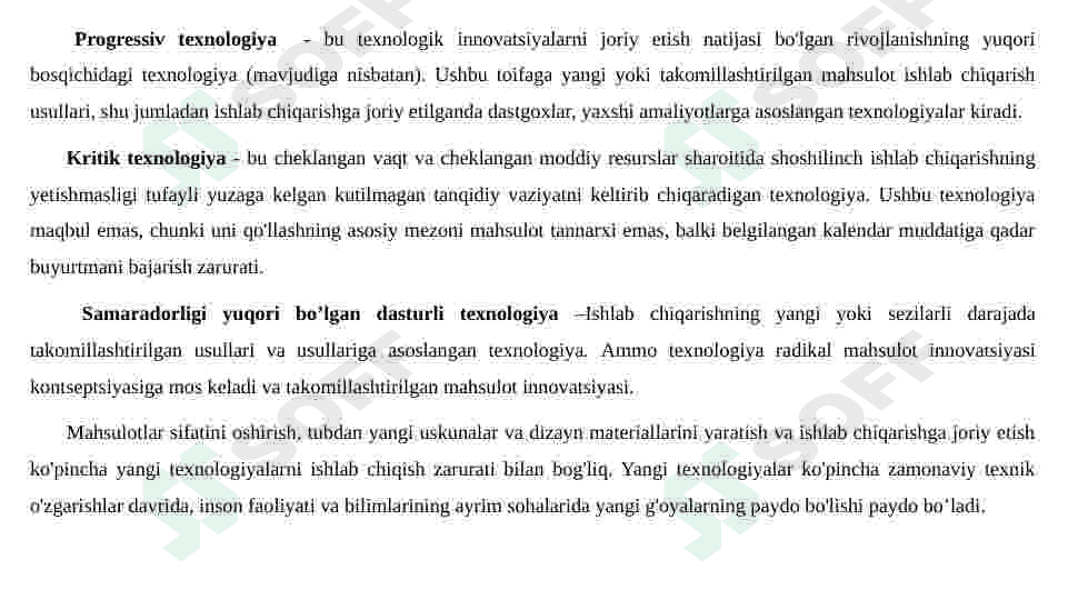 Sanoat texnologiyalari va texnologik taraqqiyot 3