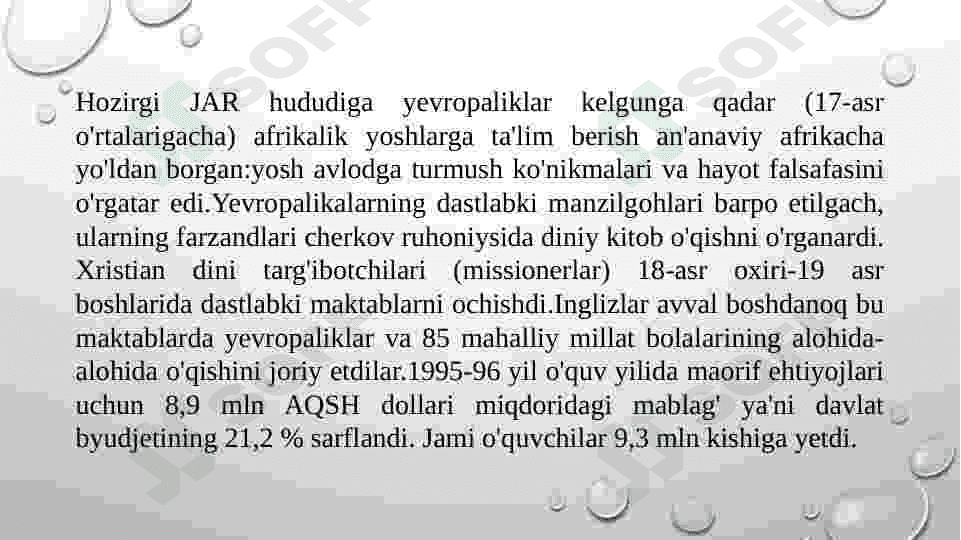 Afrika  mamlakatlarida ta’lim muammolari va tarbiya jarayonlari 3