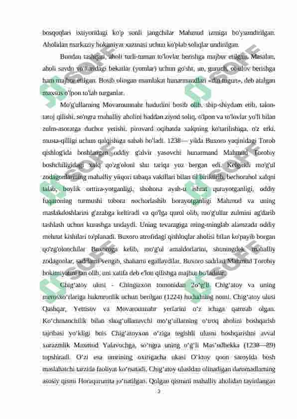 Chig'atoy ulusi 3