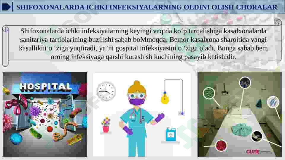 KASALXONA ICHI INFEKSIYALARINI KELIB CHIQISHI UCHUN HAVONING BAKTERIAL IFLOSLANGANLIGINI AHAMIYATI 3