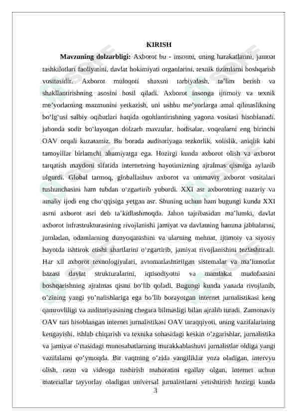 Xorijiy ommaviy axborot vositalarining  media makonidagi o‘rni 3