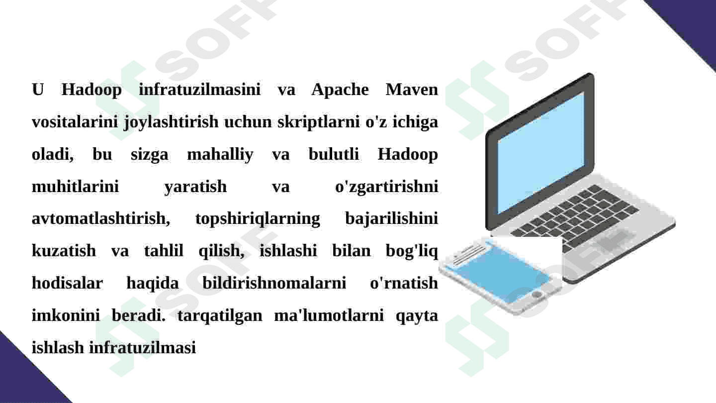 Hadoop ekosistemasi. Ma’lumotlarni tadqiq etish va vizualizatsiya qilish dasturiy vositalari 3