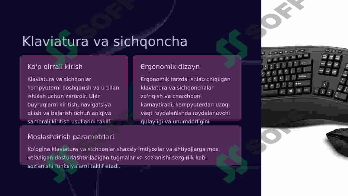 Kompyuterning periferik qurilmalari 3