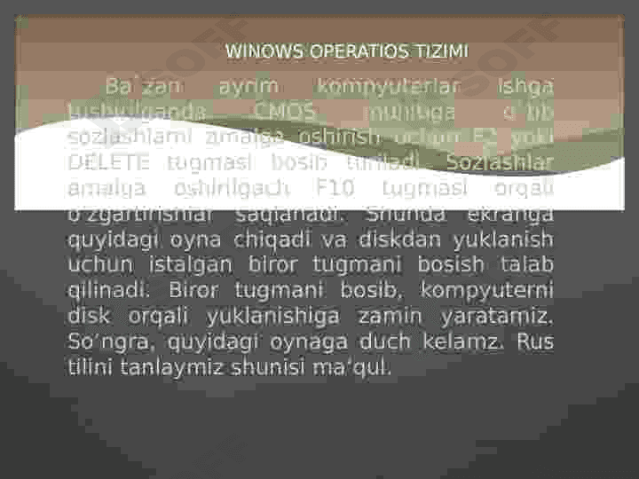 Windows oʻrnatish 3
