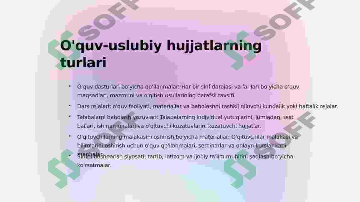 Maktabgacha ta’lim tashkilotlarida o’quv,metodik xujjatlarni yuritish. 3