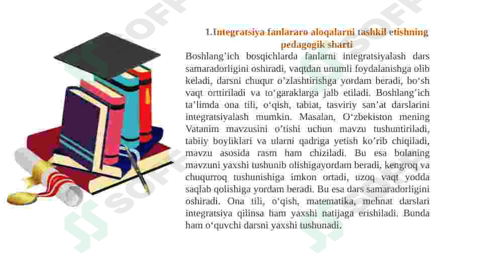 Talim menejmentini oʻqitishda fanlararo aloqalarni yoʻlga qoʻyish metodikasi mavzusidan taqdimot 3